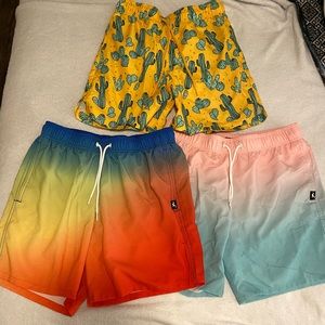 Men’s Hollister swim trunks.